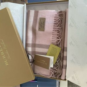 Authentic cashmere Burberry scarf box tags and bag included. Brand New